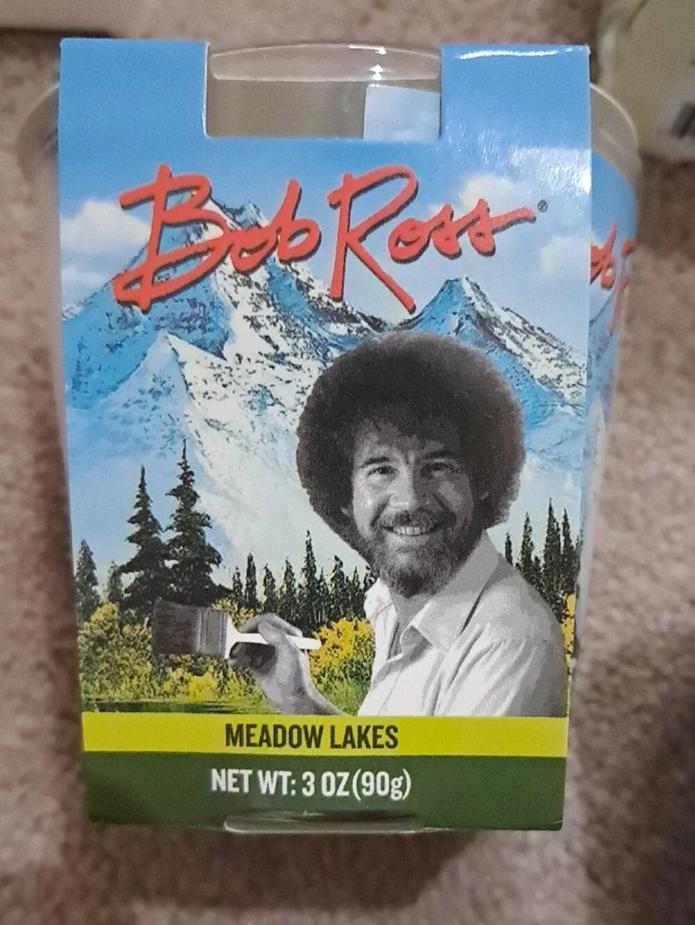 Bob Ross Mountain Retreat Bath & Body Candle - Green